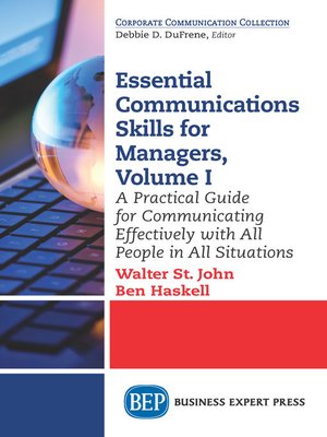 cover image of Essential Communications Skills for Managers, Volume I